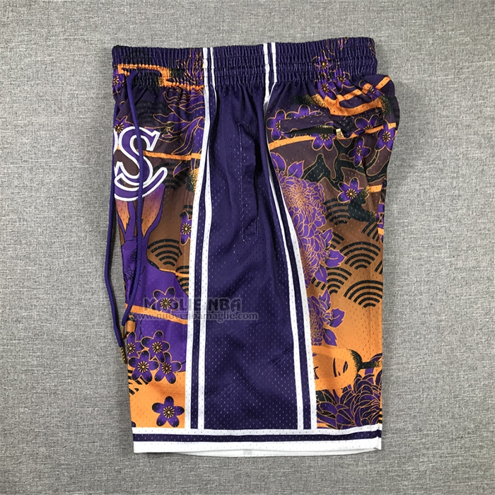 Pantaloncini
 Los Angeles Lakers Mitchell & Ness Just Don Lunar New Year Giallo

